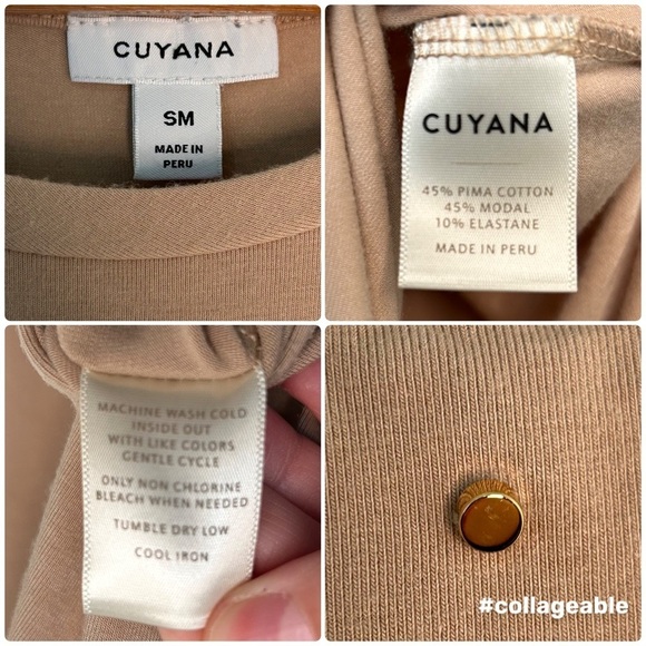 Cuyana Drape-Back Dress small - Picture 16 of 16